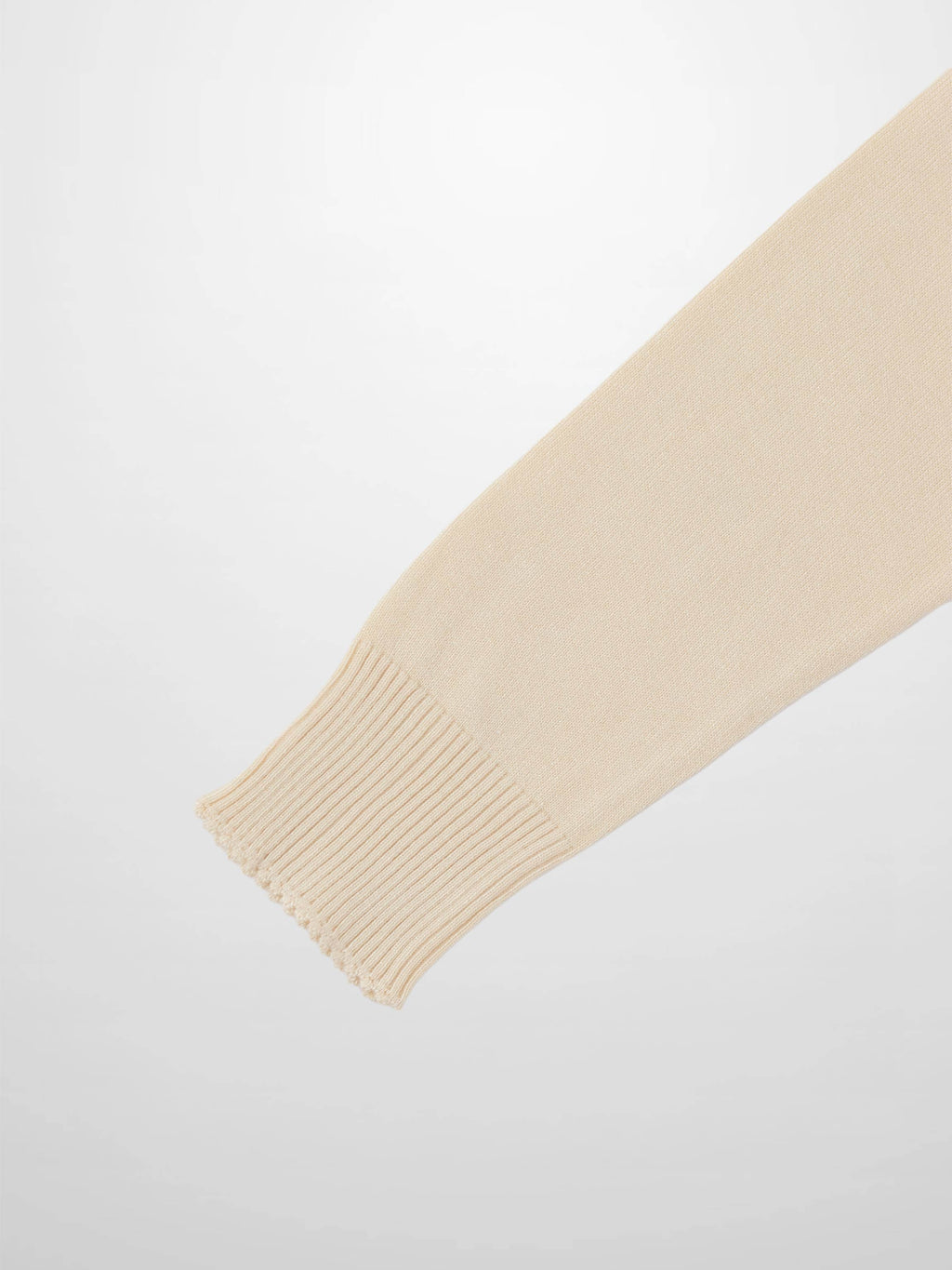 Trim Detail Crew Crop Cardigan-Ivory-4