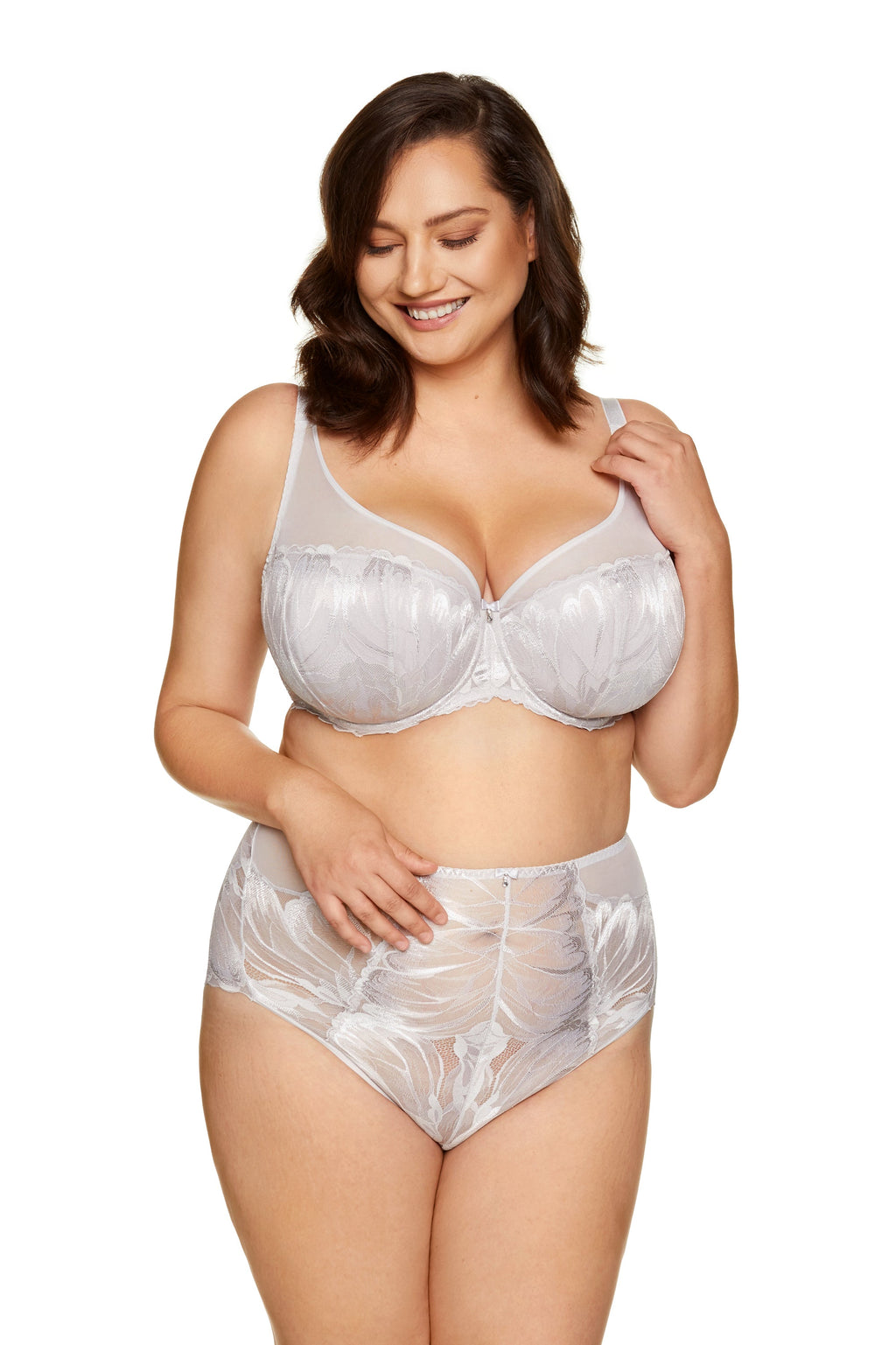 High Waist Lace Brief Panty Gorteks Moon-4