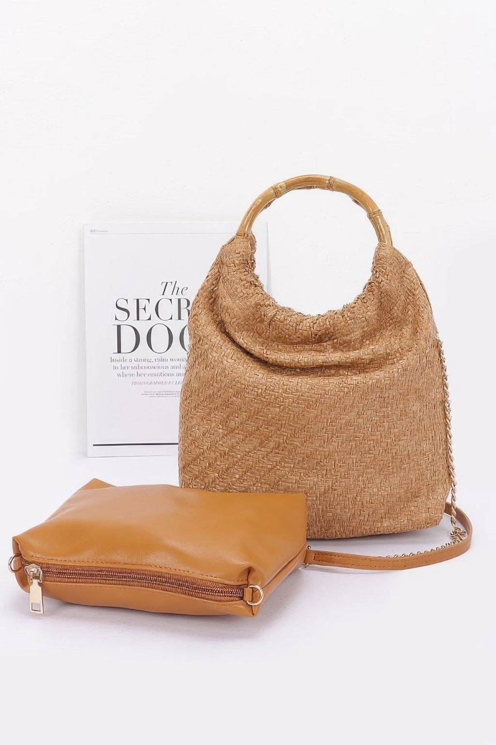 WOMEN'S STRAW BAG CHELSEA New Collection WALL STREET BYMANYC ® New York-0