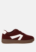 Zoomer Contrasting Patchwork Chunky Sneakers-0